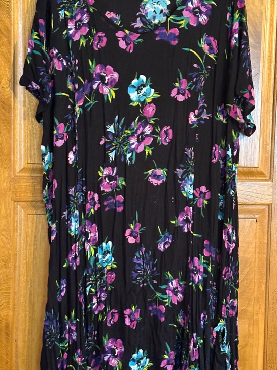 Woman Within Dresses & Skirts - Woman Within Floral Crinkle Dress 
22/24